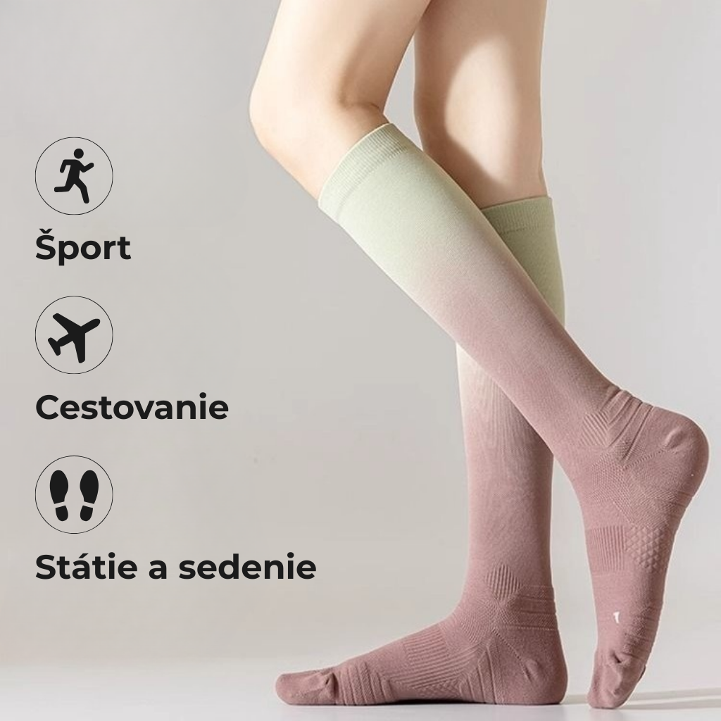 Celodenná podpora kompresných podkolienok Miweli